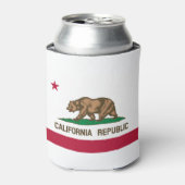 Statenvlag van Californië Blikjeskoeler (Blikje Voorkant)