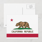 Statenvlag van Californië Briefkaart (Voorkant / Achterkant)