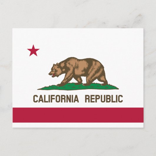 Statenvlag van Californië Briefkaart (Voorkant)