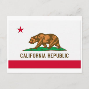 Statenvlag van Californië Briefkaart