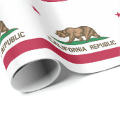Statenvlag van Californië Cadeaupapier (Rol Hoek)