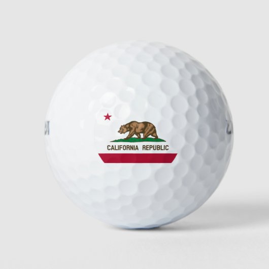Statenvlag van Californië Golfballen (Voorkant)