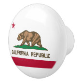 Statenvlag van Californië Keramische Knop (Rechts)