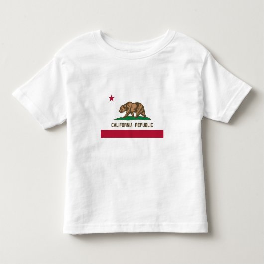 Statenvlag van Californië Kinder Shirts (Voorkant)