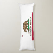 Statenvlag van Californië Lichaamskussen (Achterkant (Verticaal))