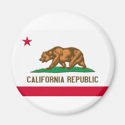 Statenvlag van Californië Magneet (Voorkant)