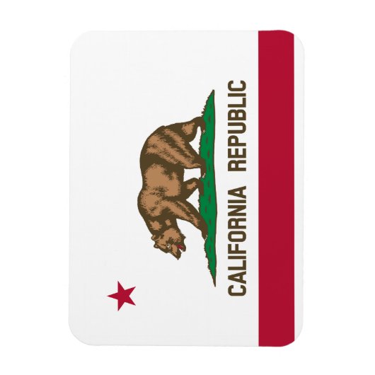 Statenvlag van Californië Magneet (Verticaal)