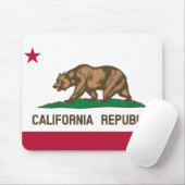 Statenvlag van Californië Muismat (Met muis)