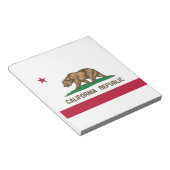 Statenvlag van Californië Notitieblok (Schuin)