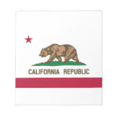 Statenvlag van Californië Notitieblok (Voorkant)