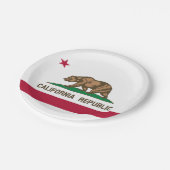 Statenvlag van Californië Papieren Bordje (Gekanteld)