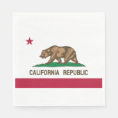 Statenvlag van Californië Servet (Voorkant)