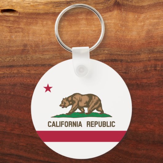 Statenvlag van Californië Sleutelhanger (Achterkant)