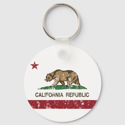Statenvlag van Californië Sleutelhanger (Voorkant)