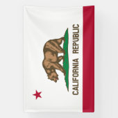 Statenvlag van Californië Spandoek (Verticaal)