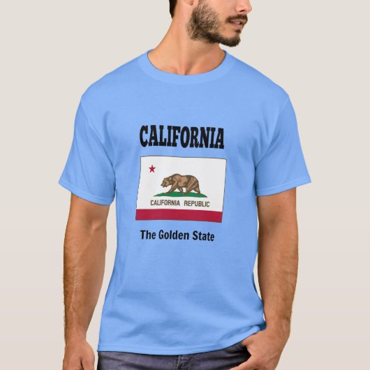 Statenvlag van Californië T-shirt (Voorkant)