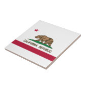 Statenvlag van Californië Tegeltje (Zijkant)
