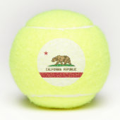 Statenvlag van Californië Tennisballen (Voorkant)