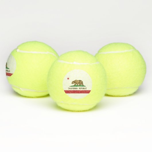Statenvlag van Californië Tennisballen (Multi)