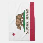 Statenvlag van Californië Theedoek (Verticaal)
