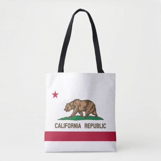 Statenvlag van Californië Tote Bag (Voorkant)