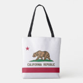 Statenvlag van Californië Tote Bag (Achterkant)