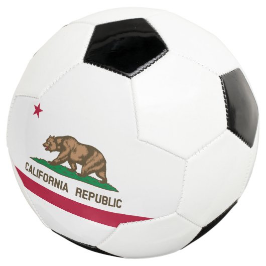 Statenvlag van Californië Voetbal (Drie kwart)