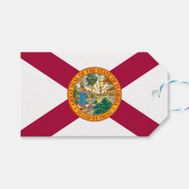 Statenvlag van Florida Cadeaulabel