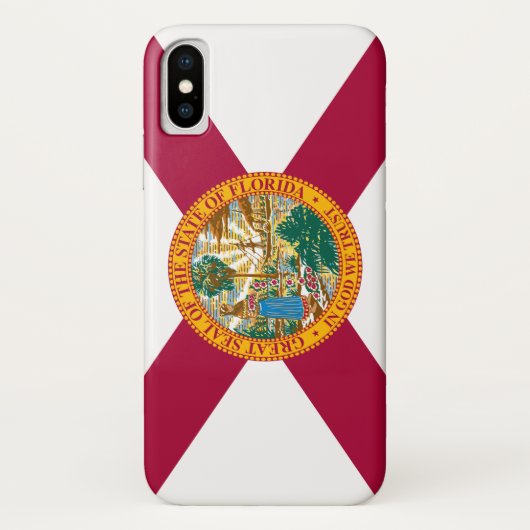 Statenvlag van Florida Case-Mate iPhone Case (Achterkant)