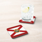 Statenvlag van Florida Drankjes Onderzetter (Rechterzijde)