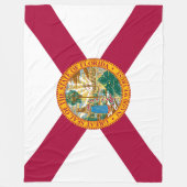 Statenvlag van Florida Fleece Deken (Voorkant)