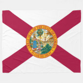 Statenvlag van Florida Fleece Deken (Voorkant (Horizontaal))