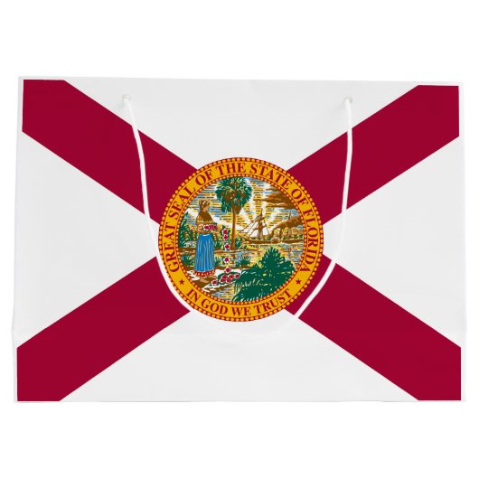 Statenvlag van Florida Groot Cadeauzakje (Achterkant)