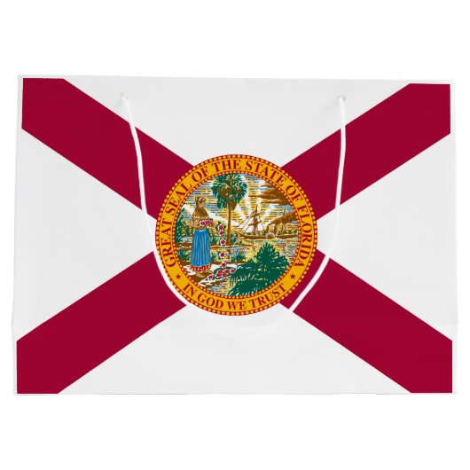 Statenvlag van Florida Groot Cadeauzakje (Achterkant)
