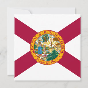 Statenvlag van Florida Kaart