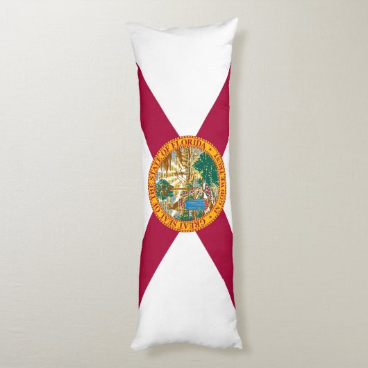 Statenvlag van Florida Lichaamskussen (Achterkant (Verticaal))