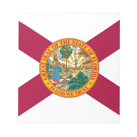 Statenvlag van Florida Notitieblok (Voorkant)