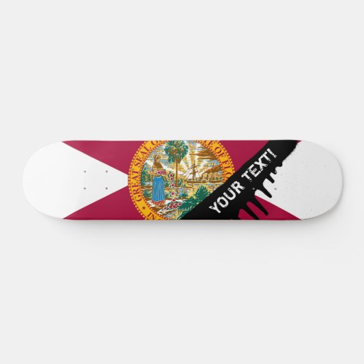 Statenvlag van Florida Persoonlijk Skateboard (Horizontaal)