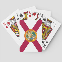 Statenvlag van Florida Pokerkaarten