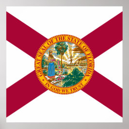 Statenvlag van Florida Poster