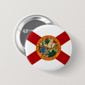 Statenvlag van Florida Ronde Button 5,7 Cm (Voorkant /achterkant)