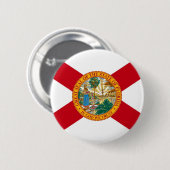 Statenvlag van Florida Ronde Button 5,7 Cm (Voorkant /achterkant)