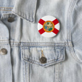 Statenvlag van Florida Ronde Button 5,7 Cm (In situ)