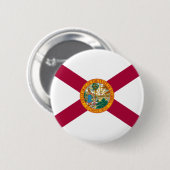 Statenvlag van Florida Ronde Button 5,7 Cm (Voorkant /achterkant)