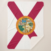 Statenvlag van Florida Sherpa Deken (Voorkant)