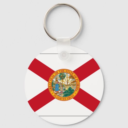 Statenvlag van Florida Sleutelhanger (Voorkant)