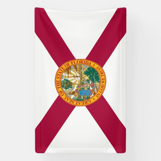 Statenvlag van Florida Spandoek (Verticaal)