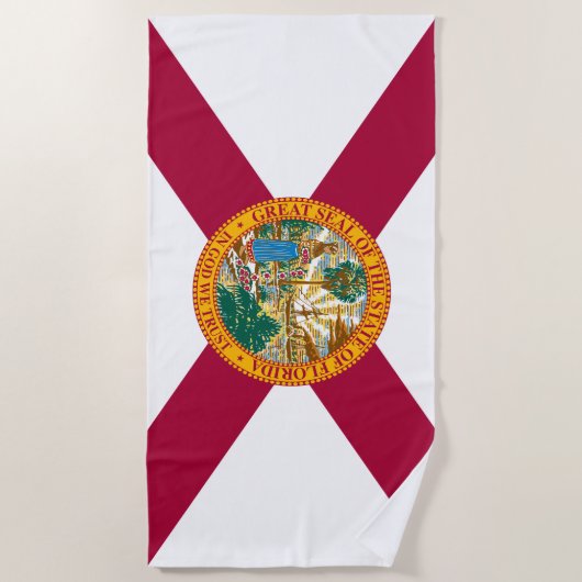 Statenvlag van Florida Strandlaken (Voorkant)