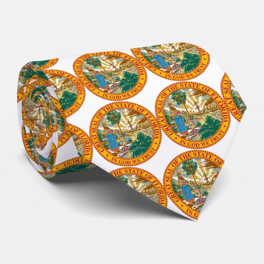 Statenvlag van Florida Stropdas (Opgerold)