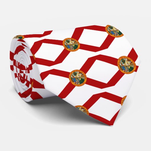 Statenvlag van Florida Stropdas (Opgerold)